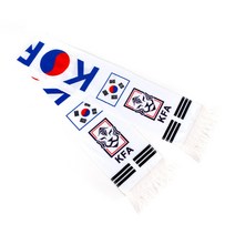2022 카타르 월드컵 32개 팀 붉은악마 응원 스카프 대한민국 머플러 국가 대표 국대 용품 한국