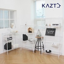 가쯔 메탈선반수납장4단900화이트