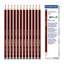 스테들러 트레디션 연필 110 12입 HB 2B 4B (1타)