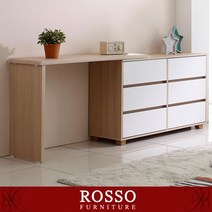 [로쏘] 카라멜 와이드 콘솔세트, 색상:오크