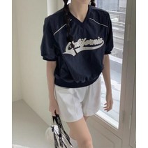 여성 캐주얼 맨투맨 상의 여