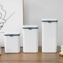 화이트 미니 박스 휴지통 3size 택1, 소, 소