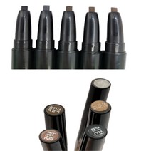 1+1 미라클다인 오토 눈썹 펜 워터푸르프 아이브로우 펜슬, 3.흑브라운, 1.블랙