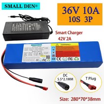 전기 자전거 배터리 36V 10Ah 18650 충전식 리튬 배터리 팩 10S3P 500W 고전력 42V 전기 자전거 스쿠터 +