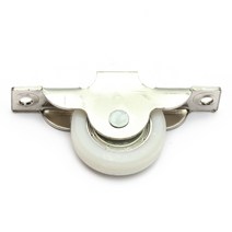 성원기업 (사각ㄷ레일용 미소호차)나일론 평호차 30mm(턱있는 ver), 1개
