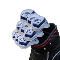 [손가락 공주] PSNG Callaway 캘러웨이 아이언커버 세트 9pcs 고급 제질, 푸른 색