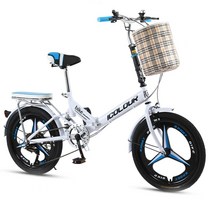 가벼운 성인 접이식 추천 미니 로드 일반 자전거, 16인치, 5 일반모델-블랙