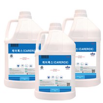 친절한도그씨 케어록스 carerox 살균소독제 탈취제 4L x 3개 무알콜제품, 1