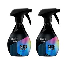 페브리즈 맨 데오드란트 파워 섬유탈취제 쿨아쿠아향 본품, 370ml, 2개