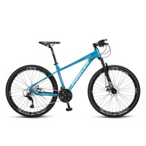 가성비 MTB 사이클 입문용 가벼운 학생 자전거 초등학생 중학생 성인 소형 알루미늄, 27단, 27.5인치, 팬텀 블루(27단 디스크)