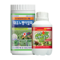 대유 노팽이알파 500g 달팽이약 달팽이 제거 퇴치제 간편한사용 고추 배추 친환경 살충제