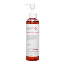쿠피 연어 피에이치 아크네 클렌징 200ml / 대용량 클렌징 젤 클렌저 딥클렌징 등드름 여드름 가드름 모닝 저자극 올인원, 1 개입 200ml
