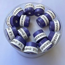 60pcs 새로운 색상 티파니 블루 테니스 라켓 그립 미끄럼 방지 땀 배드민턴 그립 땀, w 보라색