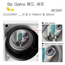 Cloudray 파이버 레이저 스캐닝 갈보 헤드 세트 전원 공급 장치 포함 검류계 10.6um 355nm RC1001, 01 10.6um