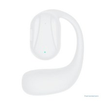 오픈형 수영 YJ77 골전도 헤드폰 OWS 무선 BT5.2 공기 IPX4 방수 스포츠 이어폰 귀고리 드롭 배송, 01 White