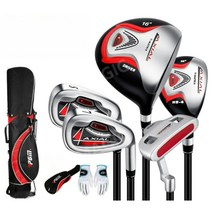 PGM 주니어 골프채 골프클럽 세트 가방포함, (6-8세) 남아 세트 폴 + 브래킷 가방