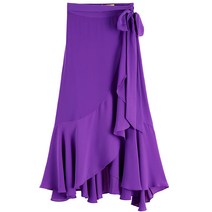 보래 프릴 랩 스커트
