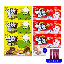 해태 NEW 얼초 얼려먹는 초코만들기+공룡만들기 38g 2종 묶음행사+사은품증정, 3세트, 36g