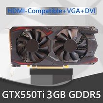 정품 브랜드의 GTX 그래픽 카드 128bit GDDR5 1050 TI/960/550TI/650TI/750TI 4G/2G NVIDIA Gaming Geforce 비디오, [02] GTX550Ti 3GB