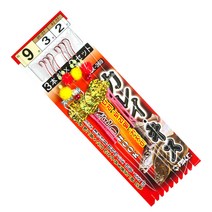 백경 도다리 레드훅 3단채비 보리멸 가자미 묶음바늘