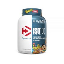 Dymatize ISO 100 가수분해 유청 단백질 분리 프루티 페블 3파운드