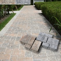 [보도블록] 가든스텝블록 (1단 1제곱미터) (배송비/파레트/규사 협의), 네추럴그레이, 1개