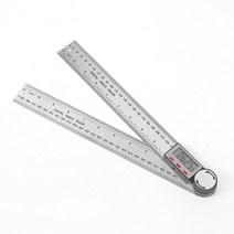 360도+30cm 디지털 각도기 산업용 스틸자 각도측정기