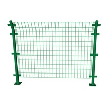 철망 휀스 경계망 도로 바리게이트 메쉬 펜스 주차장, 높이1.8m 두께3.5mm 길이3m+기둥