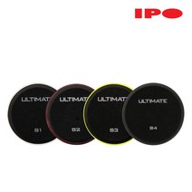 IPO 얼티메이트 DA(듀얼) 스폰지패드 S1 S2 S3 S4 5인치/6인치, 801S2(빨간색 - 초벌), 5인치