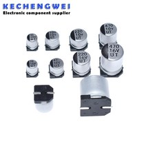 1+1 슈퍼캐패시터 20pcs smd 전해 콘덴서 알루미늄 6.3v 10v 16v 25v 35v 50v 1uf 2.2uf 4.7uf 10uf 47uf 100uf 220uf, 25v 1000uf