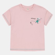 치크(CHEEK) 치크 뒷판 포인트 그래픽 반팔 티셔츠 CKRA2147B NC광주역점