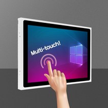 15인치 산업용 판넬 컴퓨터 패널 PC 일체형 터치모니터 화이트, 3세트+가이드레일