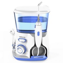 치아미백기 블루라이트 치아 Waterpulse-가정용 강력한 구강 세척기 워터 제트 치실 치아 미백 입 세척, 01 Blue color_02 UK
