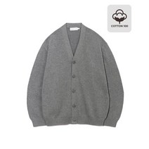 COSTUME O’CLOCK 코튼100소프트 베이직 가디건 그레이 COOSCD001GRAY SOFT BASIC CARDIGAN GRAY YE