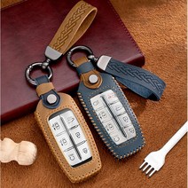 제네시스 가죽 키케이스 6버튼 8버튼 겸용 gv70/gv80/g70/g80, 블랙