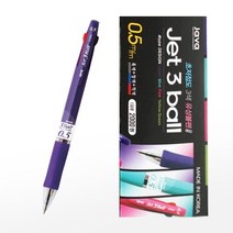 [자바펜] 유성펜 제트3볼 (0.5mm민트 연두 보라 핑크)(타), [3194771]연두