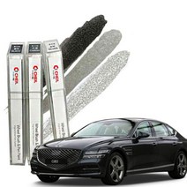 더올뉴 G80 자동차휠붓펜 휠복원 제일휠페인트 휠도색, 블랙휠붓펜+사포