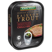 John West 존 웨스트 레인보우 트라웃 스모크 필레 인 칠리 115g