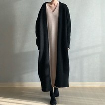 2컬러 와이드 보카시 롱 가디건 카디건 루즈핏 LKO29