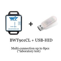 누수탐지기 BWT61CL 블루투스 고정밀 6 축 자이로 스코프 각도 (X Y 0.05 °) 가속도계 칼만 필터 100Hz 6DOF 데이터 로거, BWT901CL USB-HID