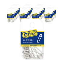 피스코리아 행거용 옷핀 대, 실버, 100세트