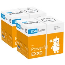 엑소 큐트베어 A4 복사용지 A4용지 75g 2BOX(5000매), 상세페이지 참조