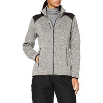 Lafuma 여성용 Cloudy F-Zip W Fleece Jacket Heather Grey S