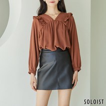 [솔로이스트] 베이비돌 플레어 블라우스 SADM3124