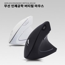 인체공학 편안한 손목 무선 마우스 업무 입체 버티컬, 블랙