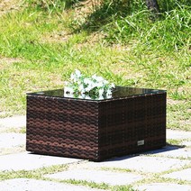 라트 캐리 썬베드 라탄테이블