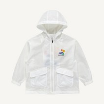 [국내매장판]뉴발란스 키즈 AIR BALLOON 홑겹 바람막이 화이트 NK9AD2402U
