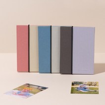 크래썸 아코디언북 북아트 4x6 사진 앨범 포토북, 코랄바닐라, 코랄바닐라