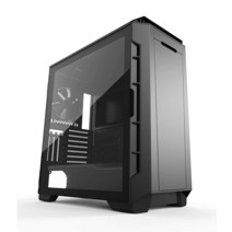 Phanteks (PH-EC600PSTG_BK01) Eclipse P600S 하이브리드 무소음 및 성능 ATX 섀시 - 강화 유리 패브릭 필터 듀얼 시스템 지원 대용량 스토리, Close Panel_Black