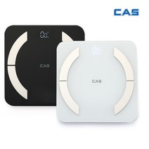[어플/특허]스마트 블루투스 가정용 인바디 체지방 몸무게 체중계 측정기, CAS 인바디체중계_화이트
